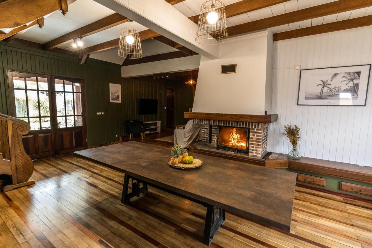 Magnifique Villa Creole Villa Ti Bout Bois Avec Cheminee Au Tevelave Les Avirons Exteriér fotografie