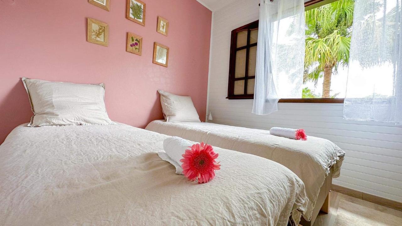 Magnifique Villa Creole Villa Ti Bout Bois Avec Cheminee Au Tevelave Les Avirons Exteriér fotografie