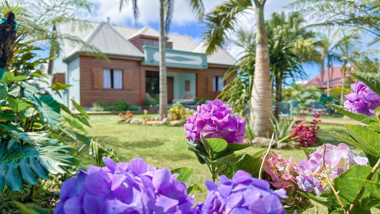 Magnifique Villa Creole Villa Ti Bout Bois Avec Cheminee Au Tevelave Les Avirons Exteriér fotografie